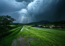 alerta amarelo de tempestade em Itaguaí