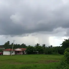 céu nublado em Itaguaí