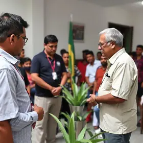 Presidente da Alerj visita Itaguaí