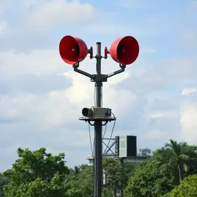 teste de sirenes para emergências