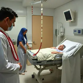 após corrente de oração em hospital