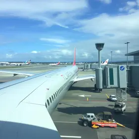 avião sai da pista