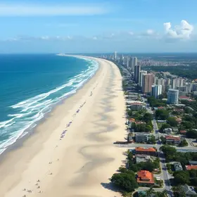 alargamento de praias no Paraná